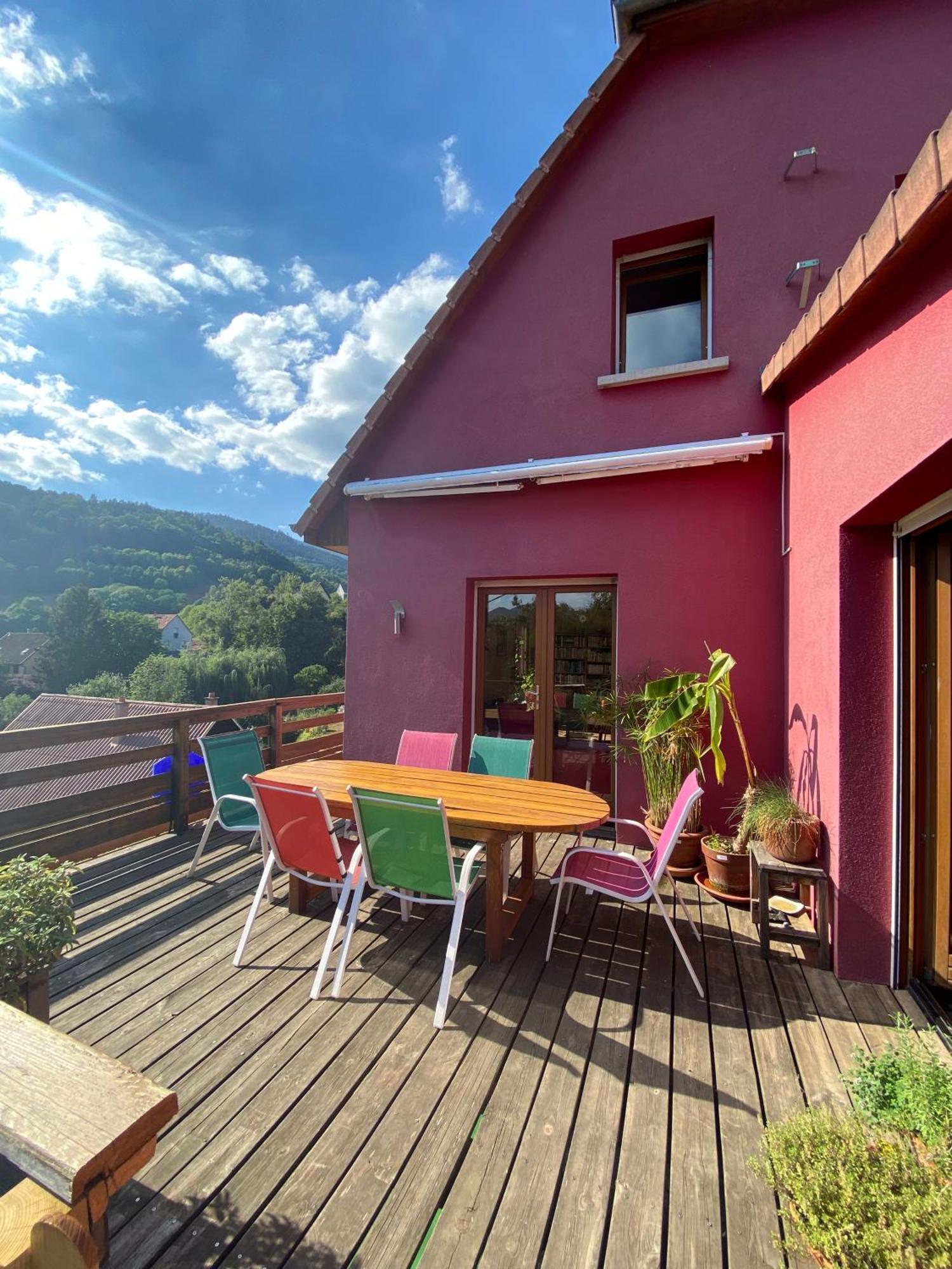 Grande Maison Bi-Familiale, Belle Vue, Piscine Villa Fréland Buitenkant foto